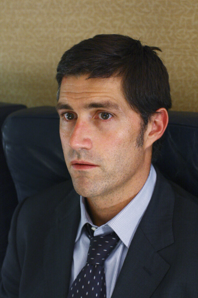 Matthew Fox as Jack Shephard.