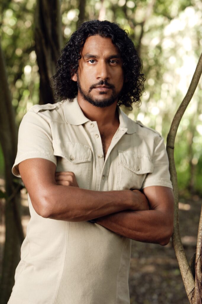 Naveen Andrews as Sayid Jarrah.